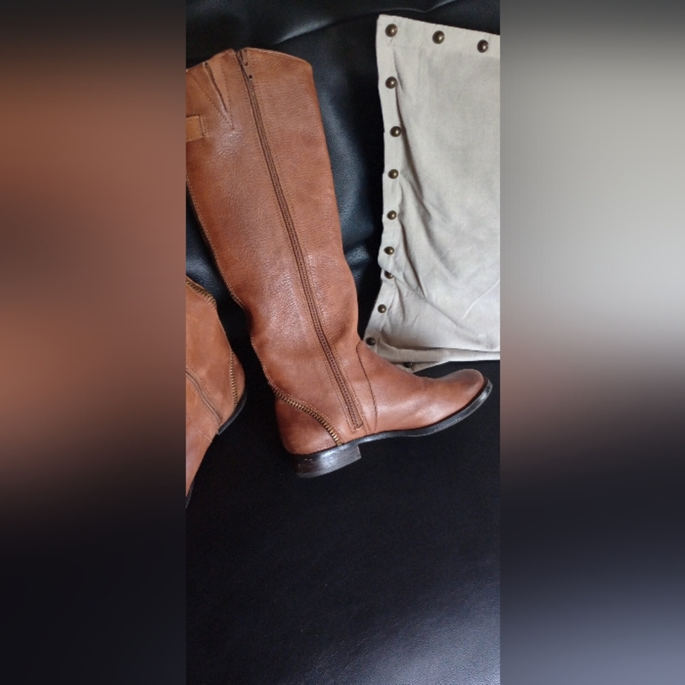 Arturo Chiang leather riding boot